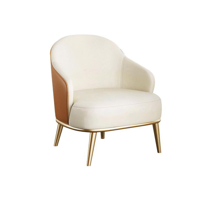 Contemporary Barrel Accent Chair Modern Arms Included Accent Armchair Clearhalo 'Accent Chairs' 'accent_chairs' 'Chairs & Seating' 'furn' 'furn_accent_chairs' 'Furniture' 'Living Room Furniture' 6413308