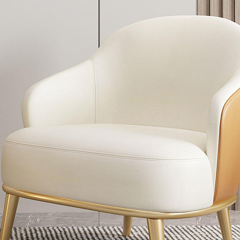 Contemporary Barrel Accent Chair Modern Arms Included Accent Armchair Clearhalo 'Accent Chairs' 'accent_chairs' 'Chairs & Seating' 'furn' 'furn_accent_chairs' 'Furniture' 'Living Room Furniture' 6413313