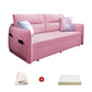 Pink Metal Daybed with Upholstered Contemporary Convertible Kids Bed