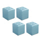 White Modern Square Standard Stain Resistant Standard for Drawing Room Light Blue 4 Piece Set Clearhalo 'furn' 'furn_ottomans_poufs' 'Furniture' 'Living Room Furniture' 'Ottomans & Poufs' 'ottomans_poufs' 6413635