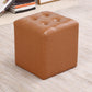 Moderno pouf in pelle di cuoio resistente all'acqua Pouf per soggiorno