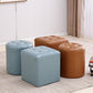 Moderno pouf in pelle di cuoio resistente all'acqua Pouf per soggiorno