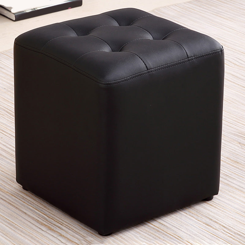 Moderno pouf in pelle di cuoio resistente all'acqua Pouf per soggiorno