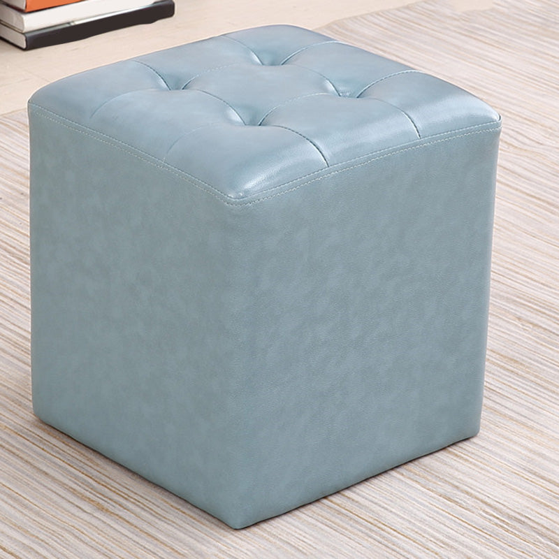 Moderno pouf in pelle di cuoio resistente all'acqua Pouf per soggiorno