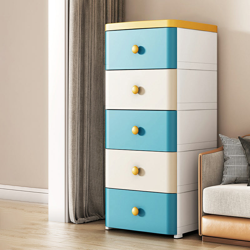 Armario de armario contemporáneo con piernas gabinete de almacenamiento de plástico