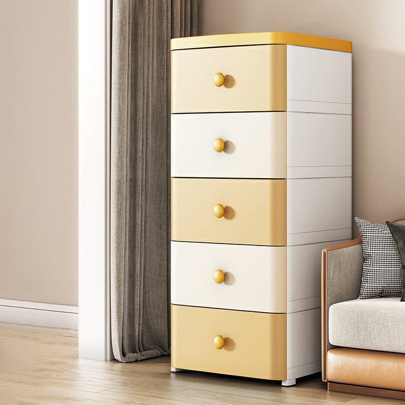 Armario de armario contemporáneo con piernas gabinete de almacenamiento de plástico