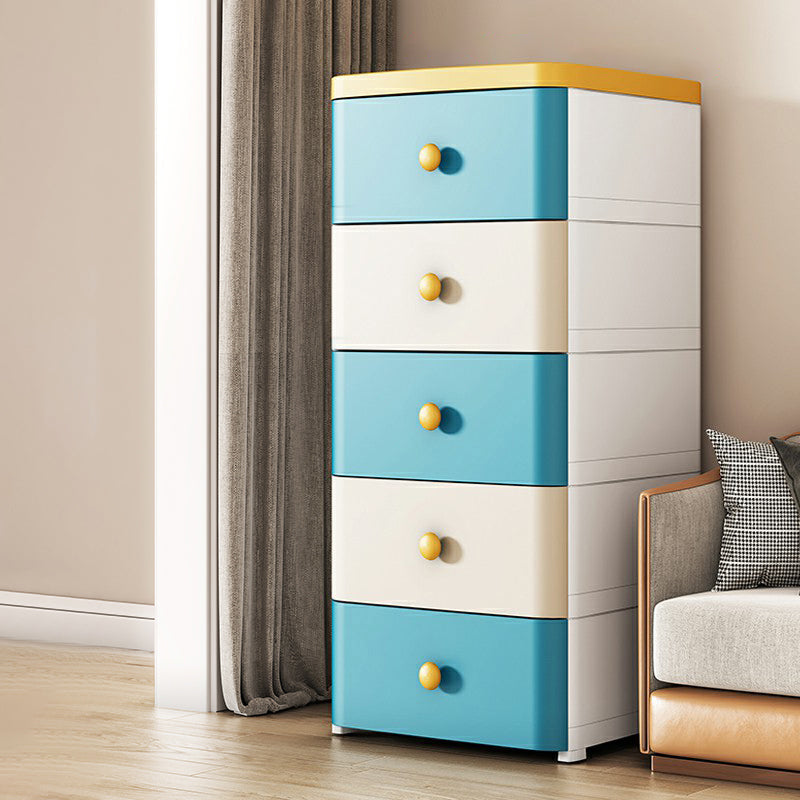 Armario de armario contemporáneo con piernas gabinete de almacenamiento de plástico