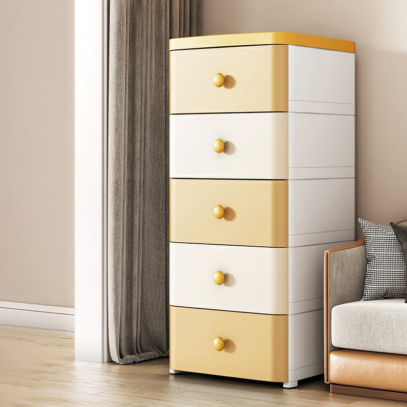 Armario de armario contemporáneo con piernas gabinete de almacenamiento de plástico