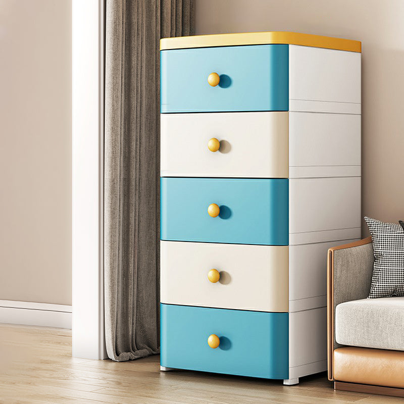 Armario de armario contemporáneo con piernas gabinete de almacenamiento de plástico