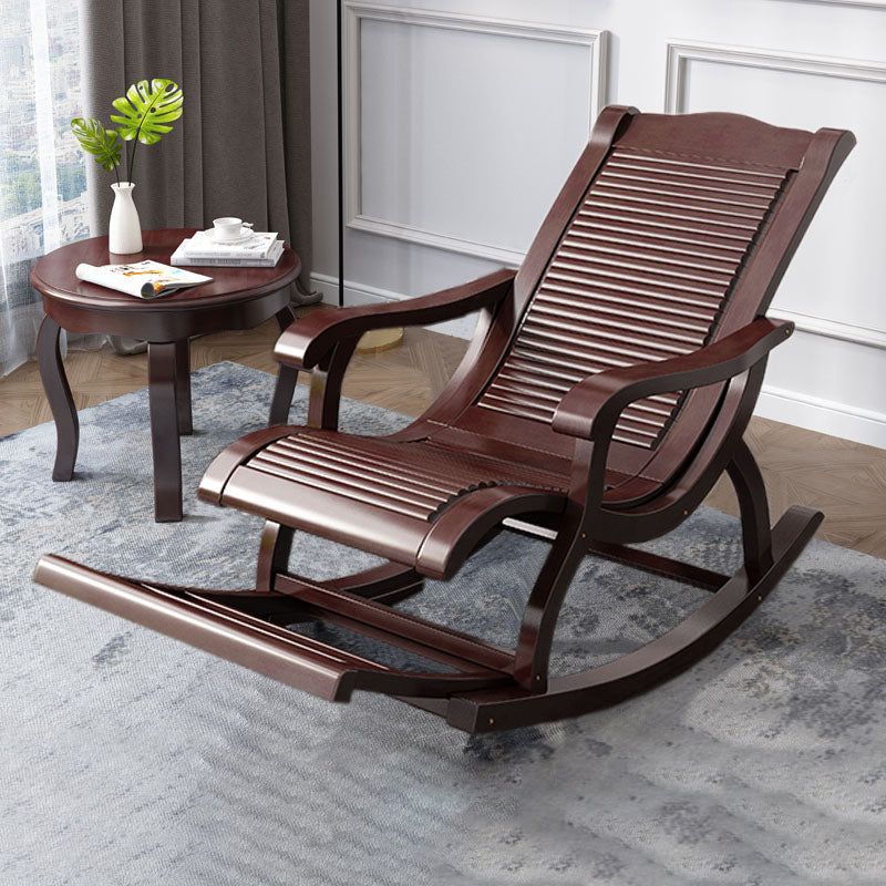Modern Solid Wood Rocker Chair Spindle Rocker Chair for Living Room Clearhalo 'Chairs & Seating' 'furn' 'furn_rocking_chairs' 'Furniture' 'Living Room Furniture' 'Rocking Chairs' 'rocking_chairs' 6415768