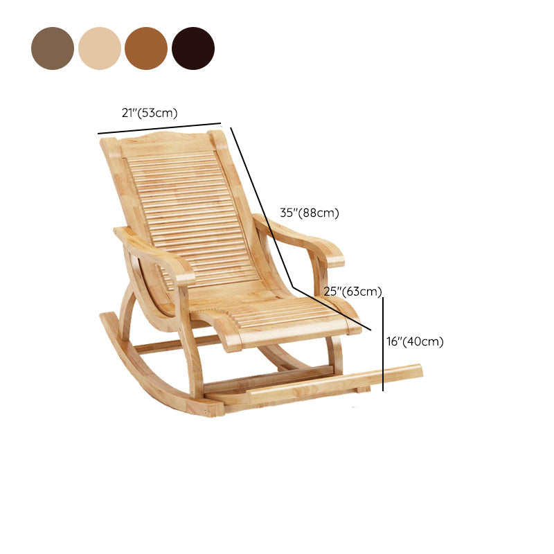 Modern Solid Wood Rocker Chair Spindle Rocker Chair for Living Room Clearhalo 'Chairs & Seating' 'furn' 'furn_rocking_chairs' 'Furniture' 'Living Room Furniture' 'Rocking Chairs' 'rocking_chairs' 6415783