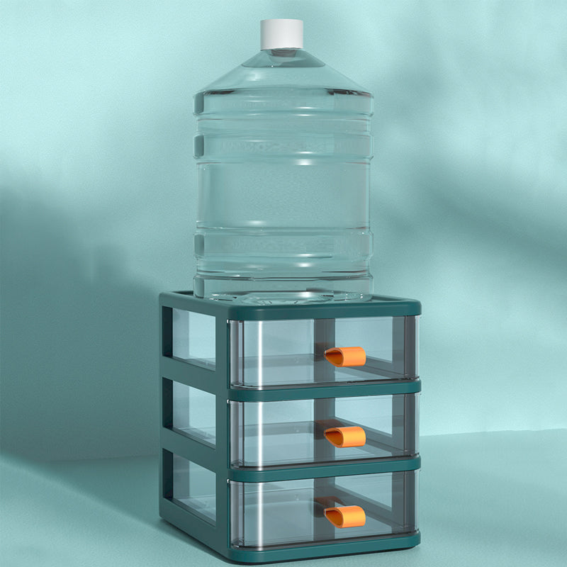 Transparent File Cabinet Vertical Plastic File Cabinet with Drawers for Home or Office Clearhalo 'Filing Cabinets' 'filling_cabinets' 'furn' 'furn_filling_cabinets' 'Furniture' 'Office Furniture' 6415988