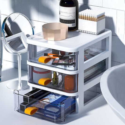 Transparent File Cabinet Vertical Plastic File Cabinet with Drawers for Home or Office Clearhalo 'Filing Cabinets' 'filling_cabinets' 'furn' 'furn_filling_cabinets' 'Furniture' 'Office Furniture' 6415989