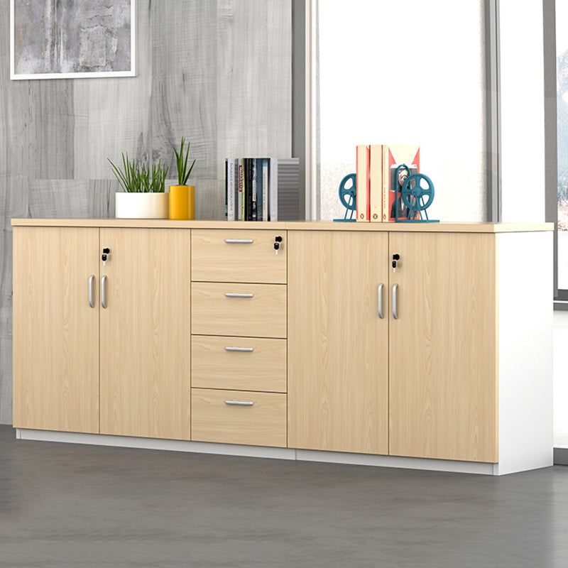 Nordic Style Filing Cabinet Wood Storage Design Lateral Filing Cabinet Clearhalo 'Filing Cabinets' 'filling_cabinets' 'furn' 'furn_filling_cabinets' 'Furniture' 'Office Furniture' 6415994