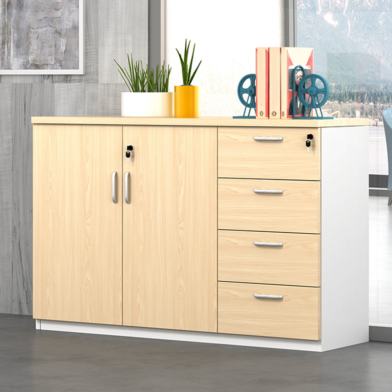 Nordic Style Filing Cabinet Wood Storage Design Lateral Filing Cabinet Clearhalo 'Filing Cabinets' 'filling_cabinets' 'furn' 'furn_filling_cabinets' 'Furniture' 'Office Furniture' 6416009