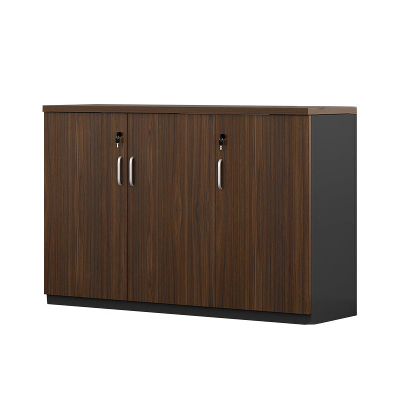 Nordic Style Filing Cabinet Wood Storage Design Lateral Filing Cabinet Nut-Brown Drawer Not Included 3 Clearhalo 'Filing Cabinets' 'filling_cabinets' 'furn' 'furn_filling_cabinets' 'Furniture' 'Office Furniture' 6416014
