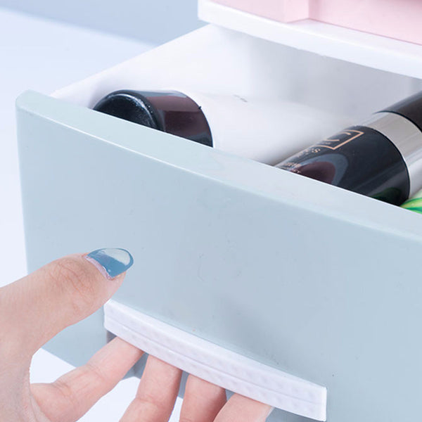 Archivo de plástico o archivador de plástico de archivos laterales contemporáneos con cajones