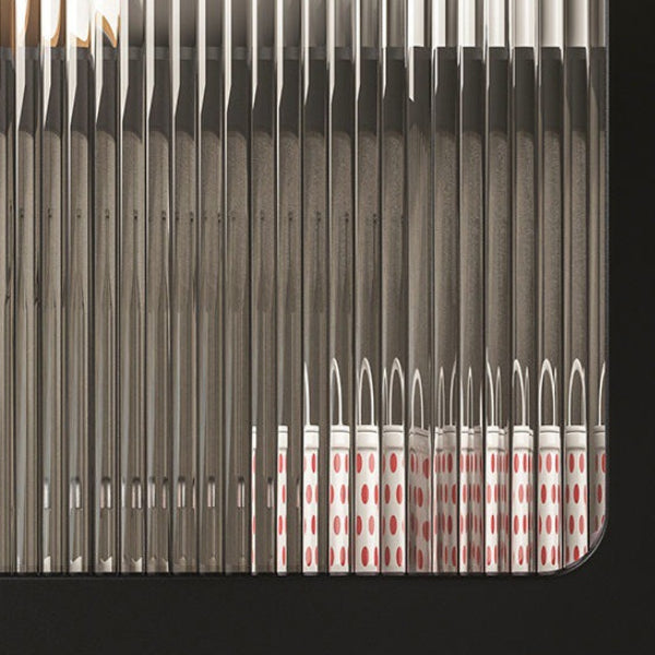 Moderno moderno mobile curioso in metallo porte in vetro armadio per soggiorno