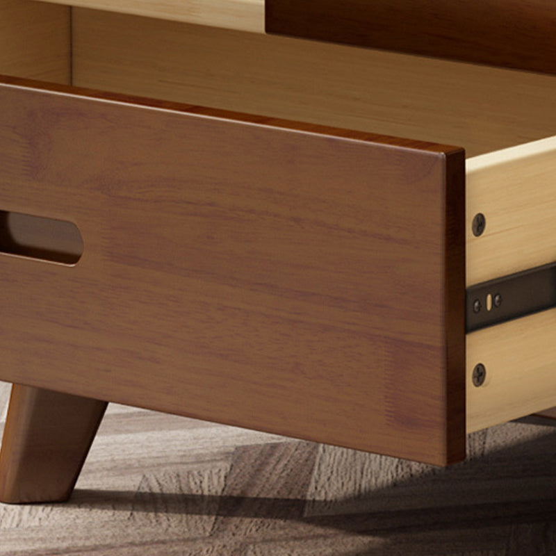 Buffet de estilo moderno Buffet de madera maciza de 39 pulgadas con gabinetes y cajones