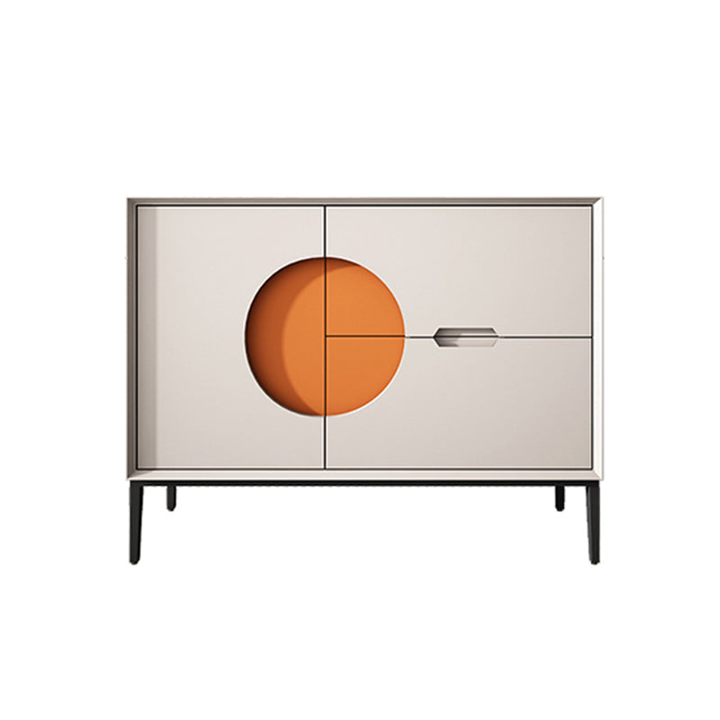 Modern Drawers Sideboard Table Engineered Wood Credenza for Living Room