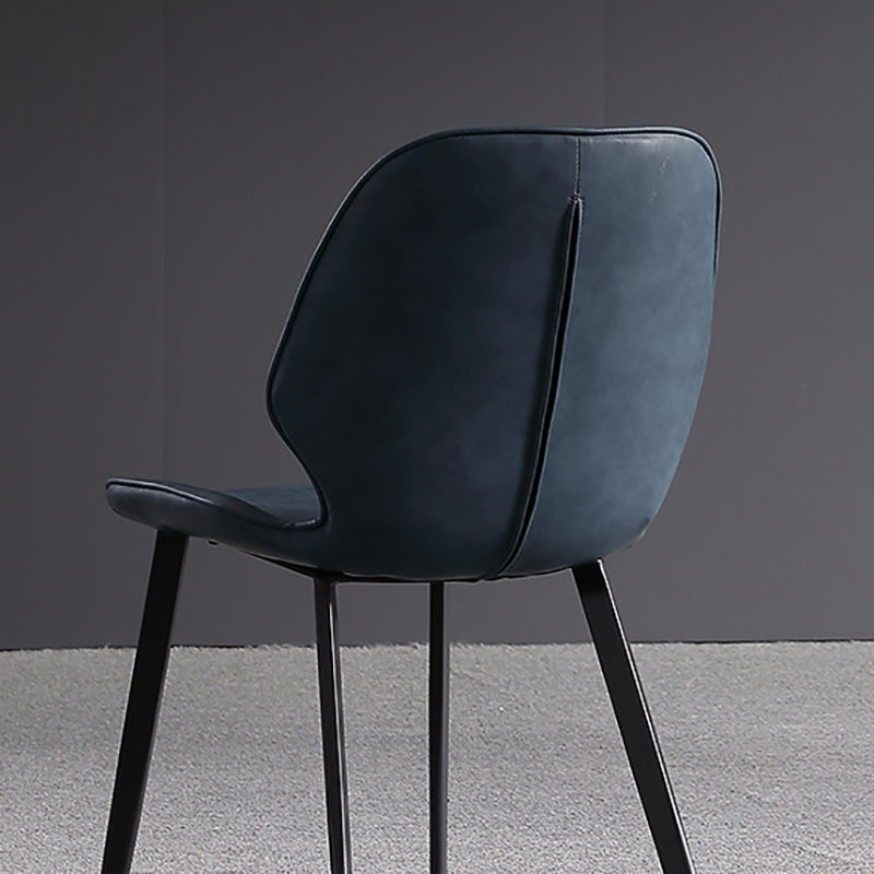 Contemporary Kitchen Dining Side Chair Wingback Armless Chair Clearhalo 'Dining Chairs' 'Dining Tables & Seating' 'dining_chair' 'furn' 'furn_dining_chair' 'Furniture' 'Kitchen & Dining Furniture' 6418388