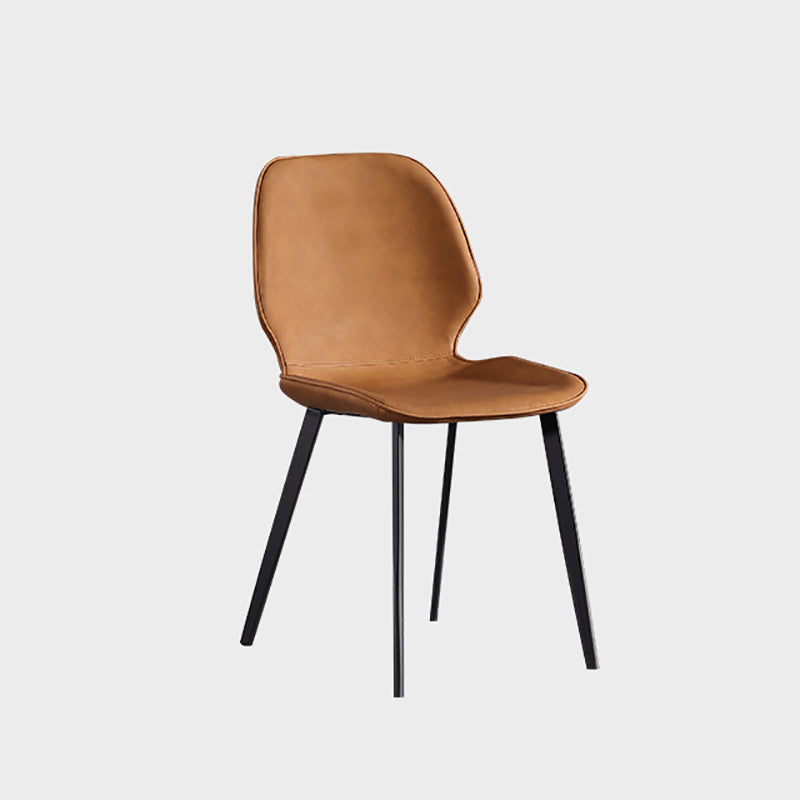 Contemporary Kitchen Dining Side Chair Wingback Armless Chair Clearhalo 'Dining Chairs' 'Dining Tables & Seating' 'dining_chair' 'furn' 'furn_dining_chair' 'Furniture' 'Kitchen & Dining Furniture' 6418389