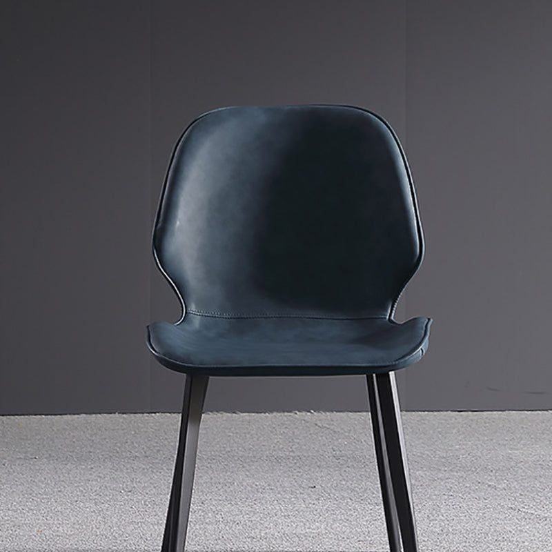 Contemporary Kitchen Dining Side Chair Wingback Armless Chair Clearhalo 'Dining Chairs' 'Dining Tables & Seating' 'dining_chair' 'furn' 'furn_dining_chair' 'Furniture' 'Kitchen & Dining Furniture' 6418392