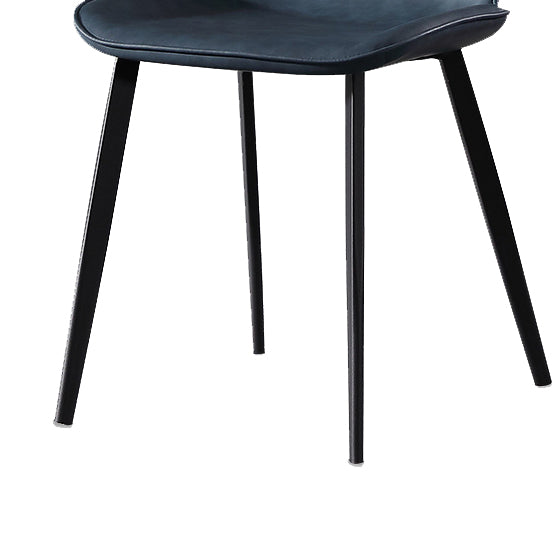 Contemporary Kitchen Dining Side Chair Wingback Armless Chair Clearhalo 'Dining Chairs' 'Dining Tables & Seating' 'dining_chair' 'furn' 'furn_dining_chair' 'Furniture' 'Kitchen & Dining Furniture' 6418395