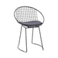 Metal Kitchen Dining Arm Chairs Glam Upholstered Dining Chairs Black 1 Piece Black Clearhalo 'Dining Chairs' 'Dining Tables & Seating' 'dining_chair' 'furn' 'furn_dining_chair' 'Furniture' 'Kitchen & Dining Furniture' 6418404