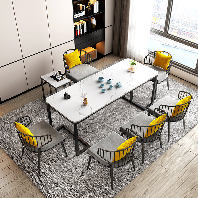 Sillas de comedor tapizadas grises sillas de brazo de metal windsor