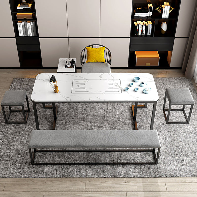 Sillas de comedor tapizadas grises sillas de brazo de metal windsor