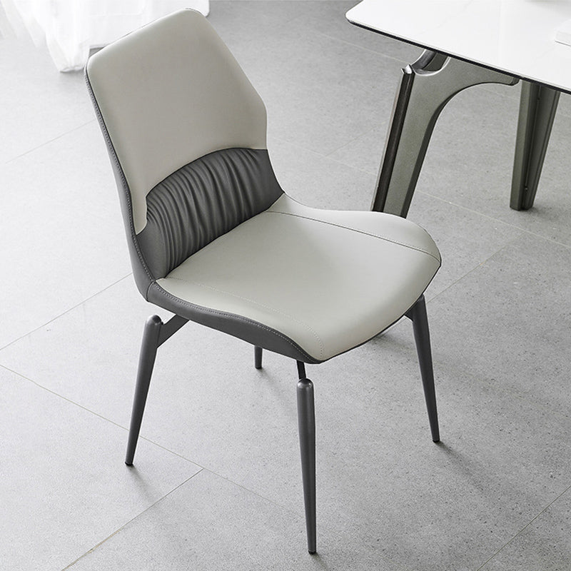フェイクレザーキッチンダイニングチェア布張りのダイニングチェア