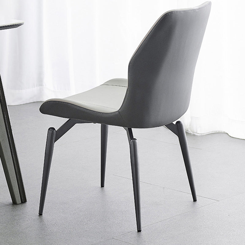フェイクレザーキッチンダイニングチェア布張りのダイニングチェア