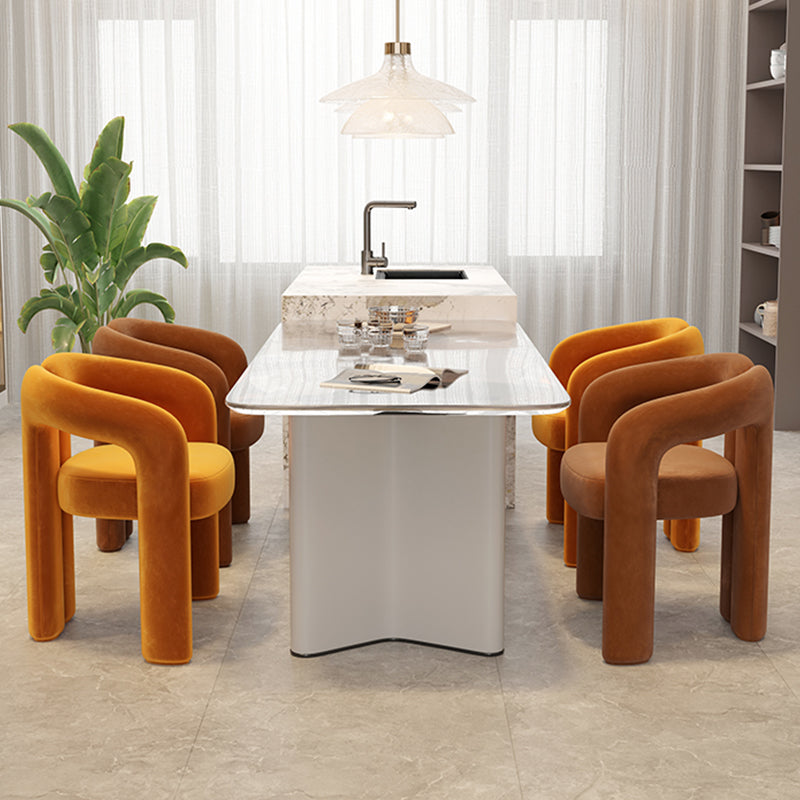 Contemporary Style Indoor Arm Chair Upholstered Arm Chair for Home