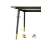 Industrial 4 Legs Dining Table Rectangle Dining Table for Kitchen Clearhalo 'Dining Tables & Seating' 'Dining Tables' 'dining_table' 'furn' 'furn_dining_table' 'Furniture' 'Kitchen & Dining Furniture' 6418895