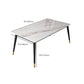 Industrial 4 Legs Dining Table Rectangle Dining Table for Kitchen Clearhalo 'Dining Tables & Seating' 'Dining Tables' 'dining_table' 'furn' 'furn_dining_table' 'Furniture' 'Kitchen & Dining Furniture' 6418899