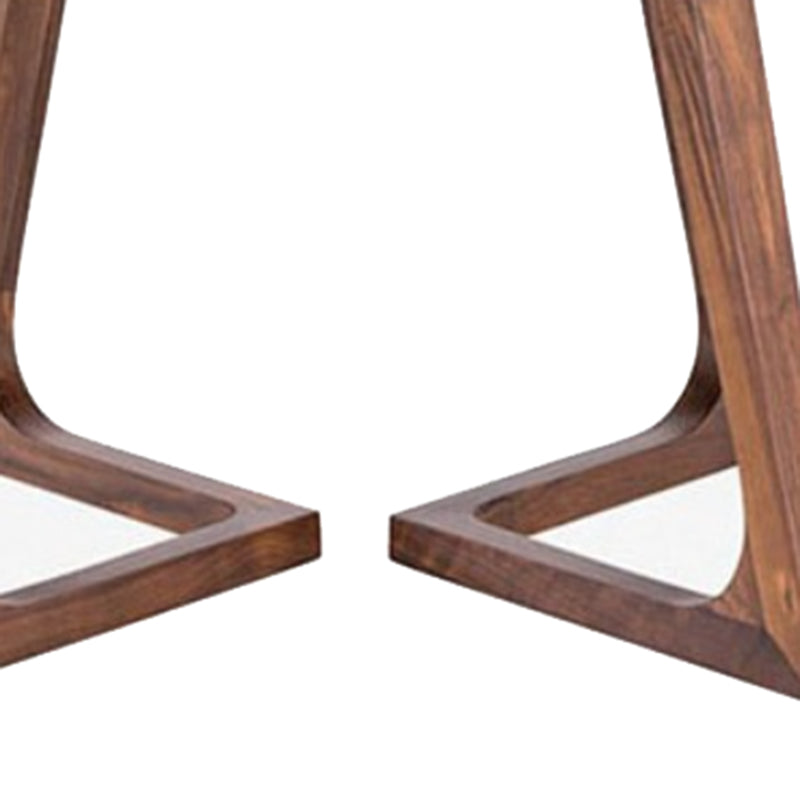 Round Brown Base Dining Table Modern Wood Table for Dining Room Clearhalo 'Dining Tables & Seating' 'Dining Tables' 'dining_table' 'furn' 'furn_dining_table' 'Furniture' 'Kitchen & Dining Furniture' 6418936