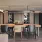 Rectangle 4 Legs Dining Table Industrial Pine Wood Table for Dining Room 78.7"L x 31.5"W x 29.5"H Without Chairs Clearhalo 'Dining Tables & Seating' 'Dining Tables' 'dining_table' 'furn' 'furn_dining_table' 'Furniture' 'Kitchen & Dining Furniture' 6418978