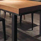 Rectangle 4 Legs Dining Table Industrial Pine Wood Table for Dining Room Clearhalo 'Dining Tables & Seating' 'Dining Tables' 'dining_table' 'furn' 'furn_dining_table' 'Furniture' 'Kitchen & Dining Furniture' 6418980