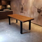 Rectangle 4 Legs Dining Table Industrial Pine Wood Table for Dining Room Clearhalo 'Dining Tables & Seating' 'Dining Tables' 'dining_table' 'furn' 'furn_dining_table' 'Furniture' 'Kitchen & Dining Furniture' 6418981