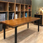 Rectangle 4 Legs Dining Table Industrial Pine Wood Table for Dining Room Clearhalo 'Dining Tables & Seating' 'Dining Tables' 'dining_table' 'furn' 'furn_dining_table' 'Furniture' 'Kitchen & Dining Furniture' 6418982