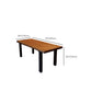 Rectangle 4 Legs Dining Table Industrial Pine Wood Table for Dining Room Clearhalo 'Dining Tables & Seating' 'Dining Tables' 'dining_table' 'furn' 'furn_dining_table' 'Furniture' 'Kitchen & Dining Furniture' 6418985