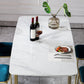 Rectangle Double Pedestal Dining Table Glam Faux Marble Table for Dining Room Clearhalo 'Dining Tables & Seating' 'Dining Tables' 'dining_table' 'furn' 'furn_dining_table' 'Furniture' 'Kitchen & Dining Furniture' 6419027