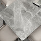 Rectangle Black Base Dining Table Modern Stone Table for Dining Room Use Clearhalo 'Dining Tables & Seating' 'Dining Tables' 'dining_table' 'furn' 'furn_dining_table' 'Furniture' 'Kitchen & Dining Furniture' 6419209