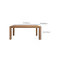 Rectangle 4 Legs Dining Table Modern Style Pine Wood Table for Kitchen Clearhalo 'Dining Tables & Seating' 'Dining Tables' 'dining_table' 'furn' 'furn_dining_table' 'Furniture' 'Kitchen & Dining Furniture' 6419265