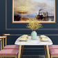 Traditional Luxury Rectangle Dining Table White Faux Marble Top Table for Home Clearhalo 'Dining Tables & Seating' 'Dining Tables' 'dining_table' 'furn' 'furn_dining_table' 'Furniture' 'Kitchen & Dining Furniture' 6419278