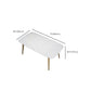 Traditional Luxury Rectangle Dining Table White Faux Marble Top Table for Home Clearhalo 'Dining Tables & Seating' 'Dining Tables' 'dining_table' 'furn' 'furn_dining_table' 'Furniture' 'Kitchen & Dining Furniture' 6419285