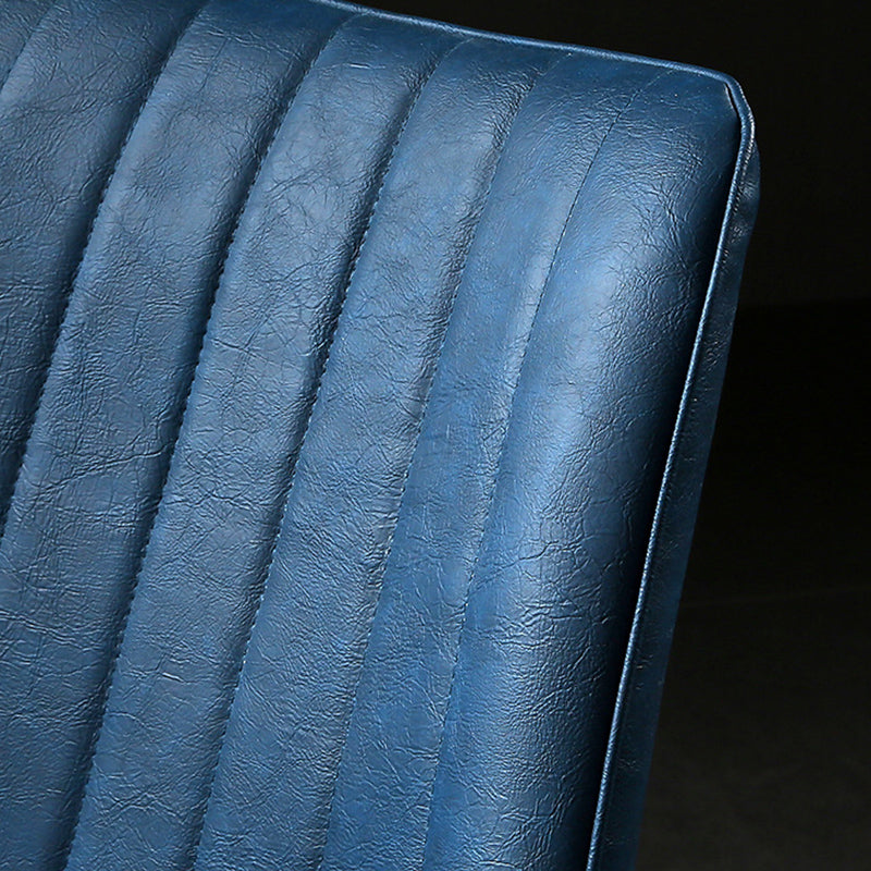 Chaises latérales sans bras de style industriel avec des jambes en métal pour la cuisine