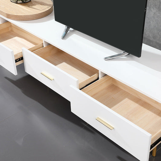 Contemporary Media Console TV Stand Faux Wood TV Stand with Drawers Clearhalo 'furn' 'furn_tv_stands_entertainment_centers' 'Furniture' 'Living Room Furniture' 'TV Stands & Entertainment Centers' 'TV Stands & Media Storage Furniture' 'tv_stands_entertainment_centers' 6419422