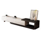 Modern Wood TV Media Stand 71" L X 16" W X 16" H Open Shelving TV Stand with Drawers